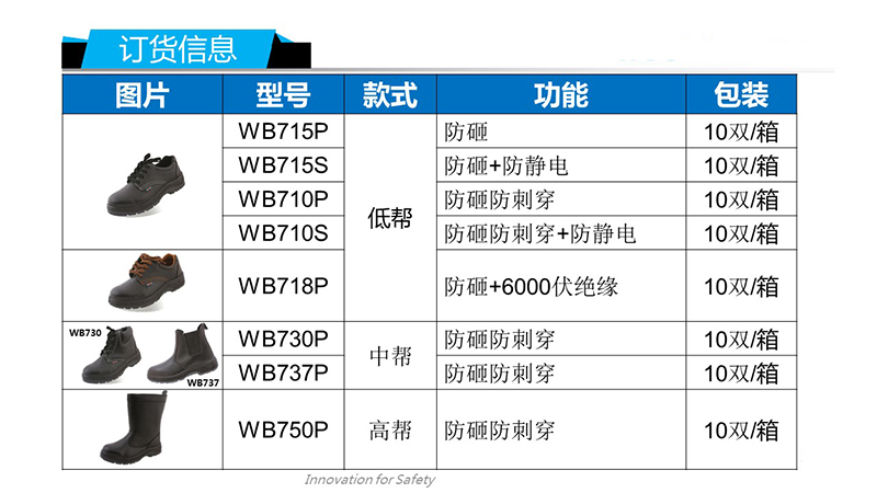 吉豹WB5安全鞋